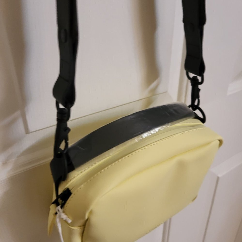 Rains Box Bag Color Straw Crossbody shoulder bag NWT - Picture 12 of 14